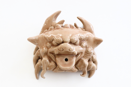 E造形 蟹獅子香炉