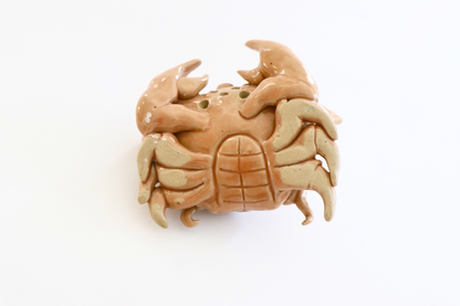E造形 蟹獅子香炉