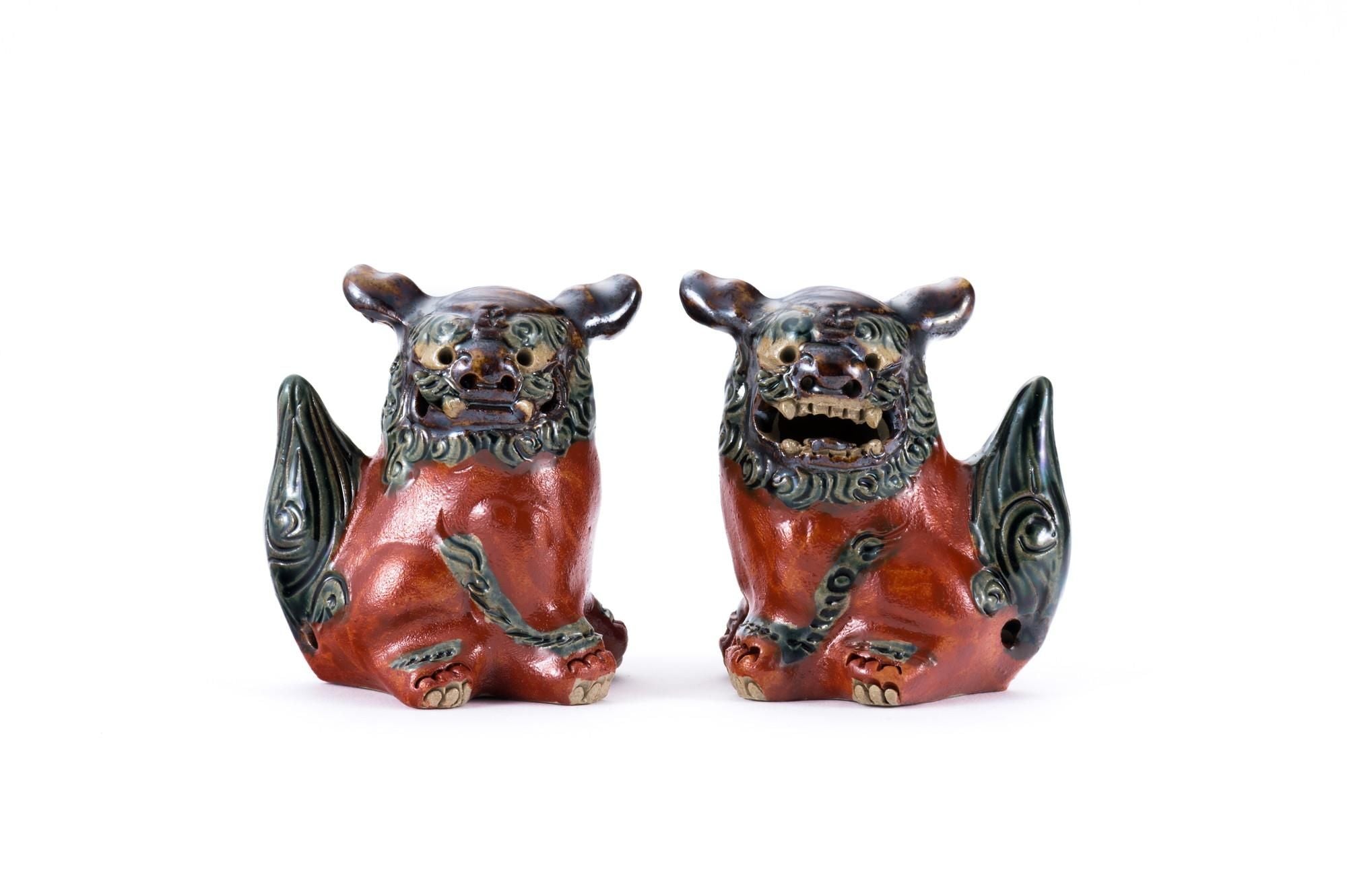 ❣️貴重。カラフルな獅子  陶器 （1体のみ） ミニミニ獅子 | 育陶園のシーサー - 育陶園 やちむんの窯元｜沖縄の