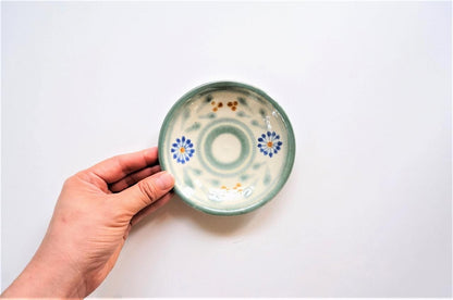 3.5寸皿 染付g
