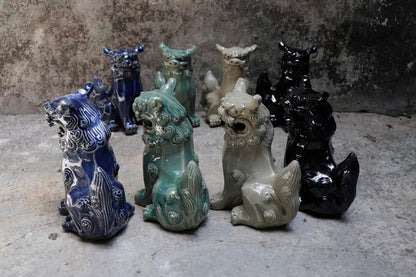 獅子 横向(17cm) 面取り 一色