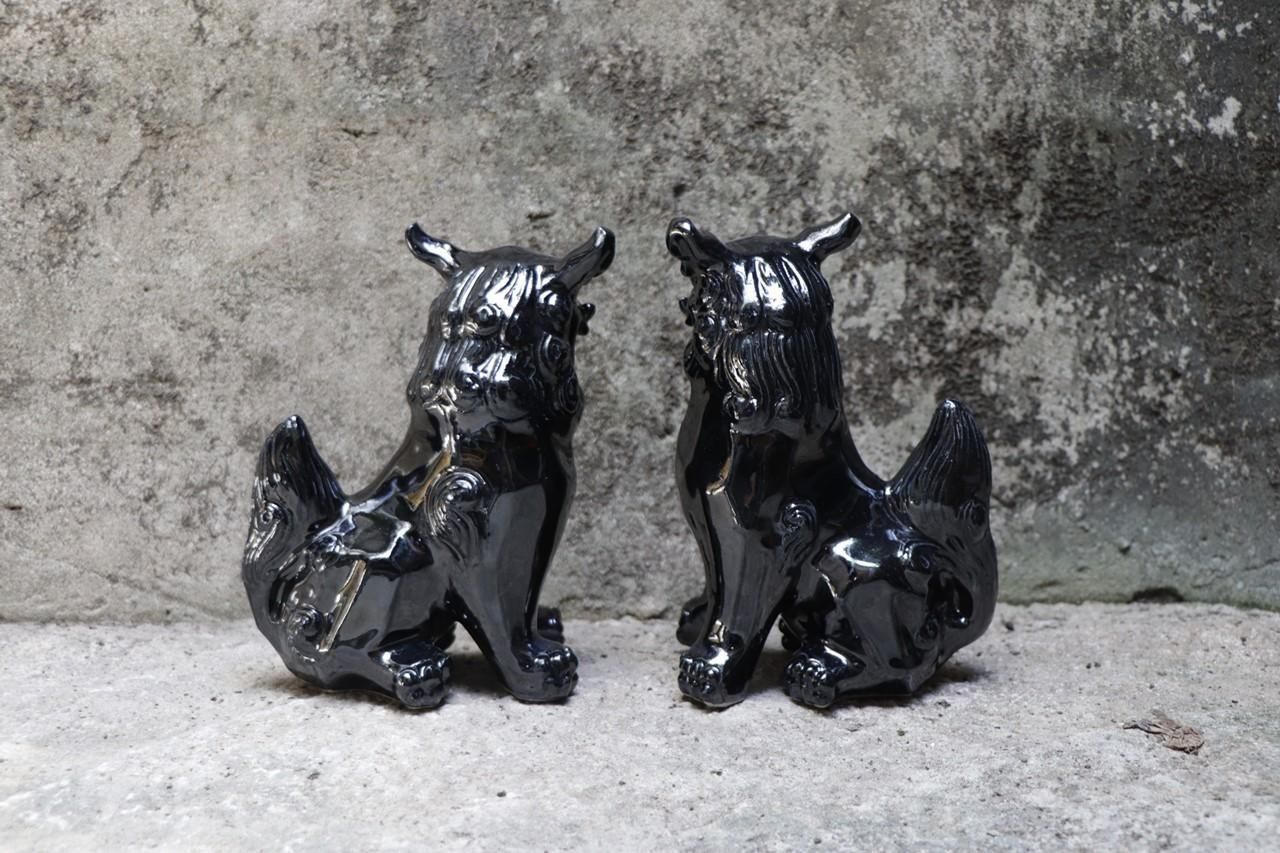 獅子 横向(17cm) 面取り 一色