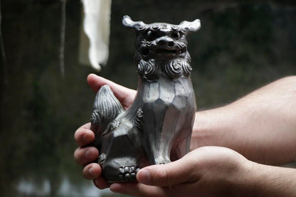 獅子 横向(17cm) 面取り 一色