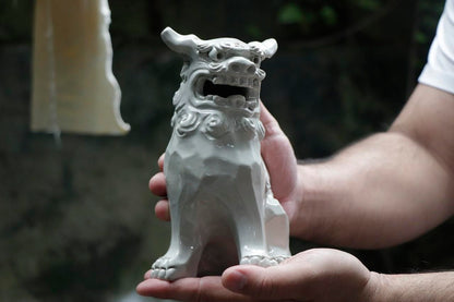 獅子 横向(17cm) 面取り 一色